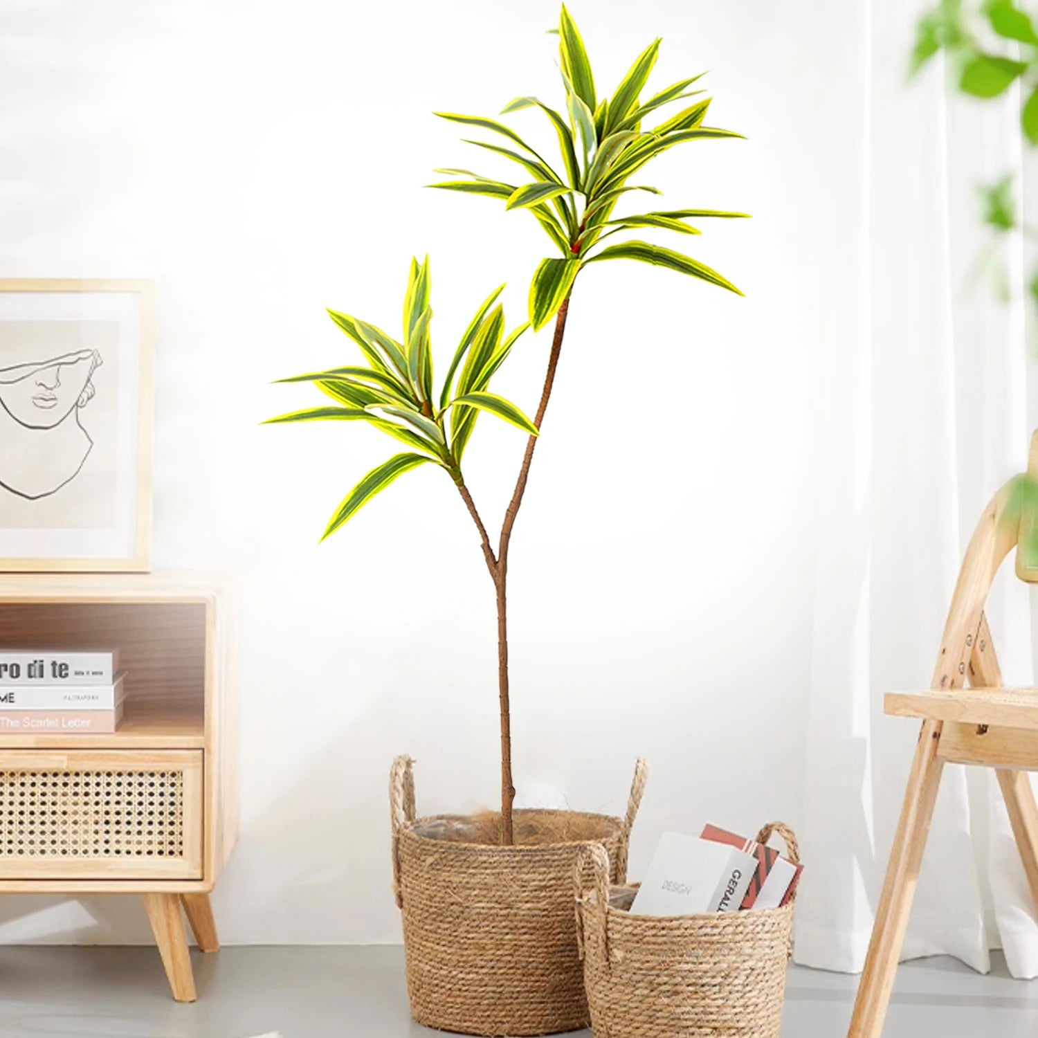 Artificial Palm Tree Floor Plant for Home and Office Décor